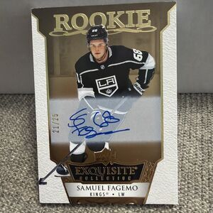 SAMUEL FAGEMO 22-23 UD Ice Exquisite Collection Rookie Signatures #ERS-SF  21/25